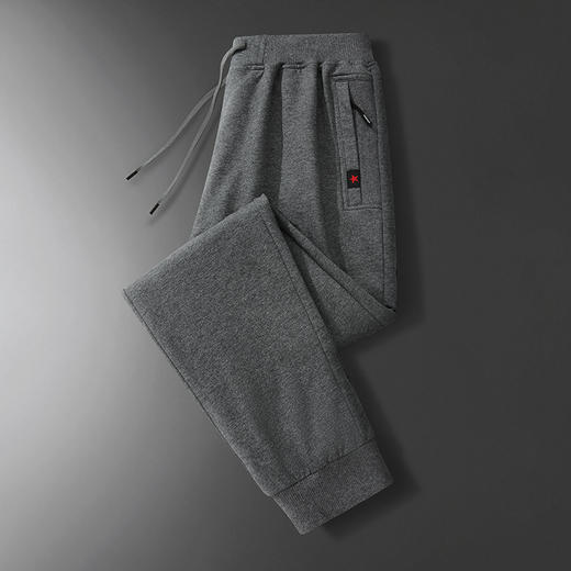 【纯棉】【DSK】大依优型大码男装直筒束脚宽松休闲裤纯棉加肥加大裤子运动大号男裤 商品图2