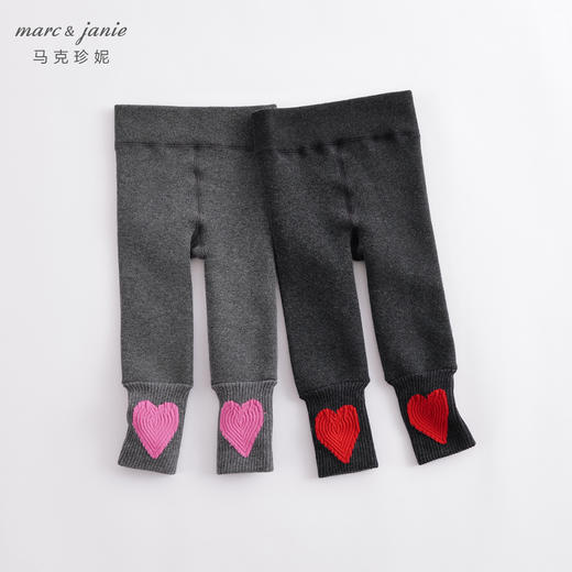 马克珍妮秋冬新款 女童弹力加厚打底裤 儿童裤子221878 商品图0