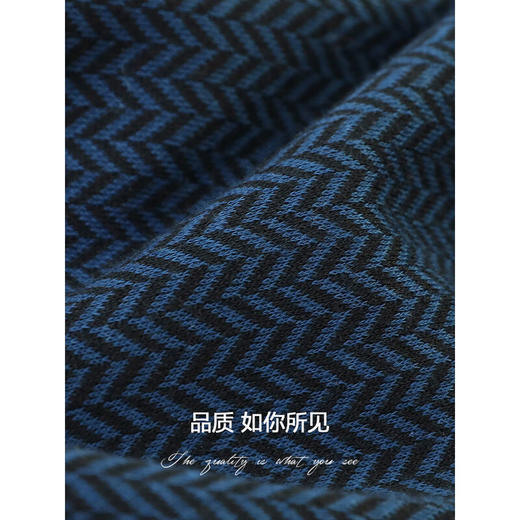 【有赞】MZ517COCOBELLA优雅人字纹高领毛衣女气质通勤堆堆领针织衫 商品图4