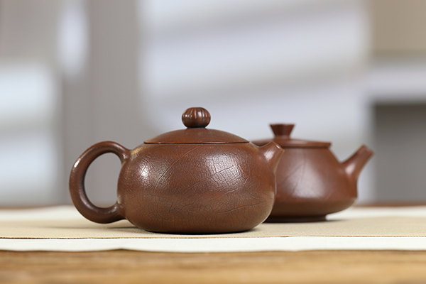 滇南陶韵菩提纹茶壶
