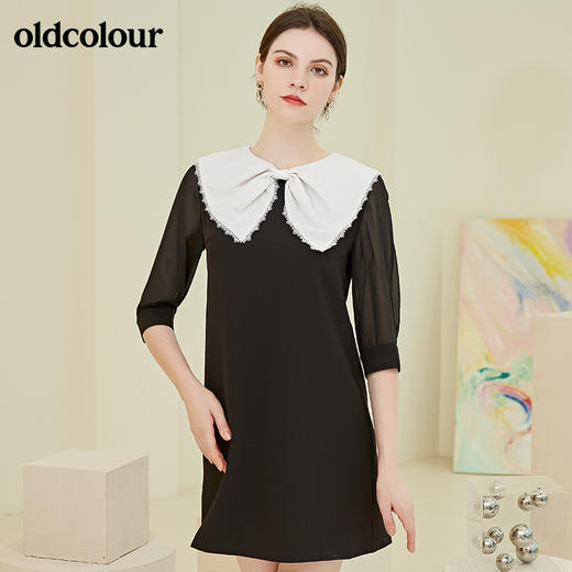 oldcolour2021秋季商场同款长袖连衣裙N31103396 商品图2