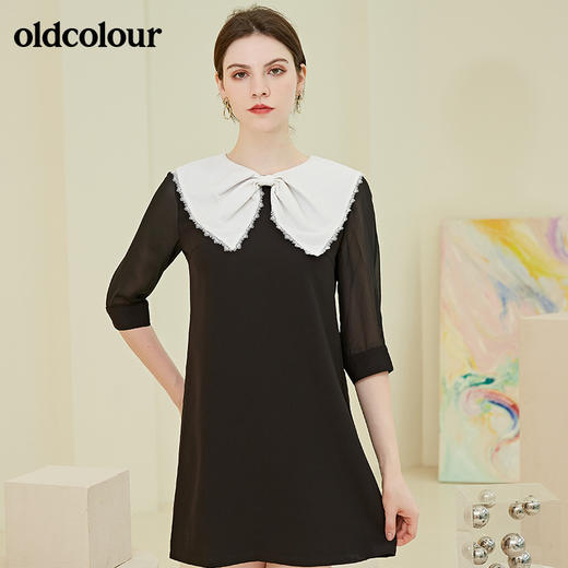 oldcolour2021秋季商场同款长袖连衣裙N31103396 商品图1