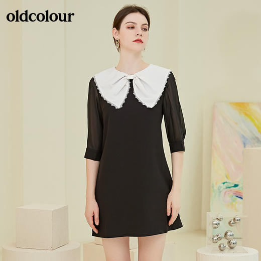 oldcolour2021秋季商场同款长袖连衣裙N31103396 商品图4