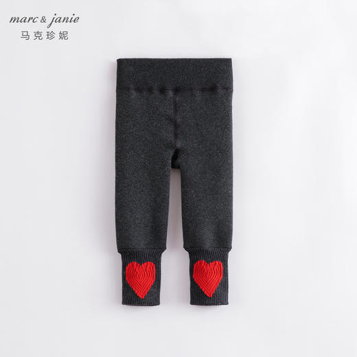 马克珍妮秋冬新款 女童弹力加厚打底裤 儿童裤子221878 商品图2