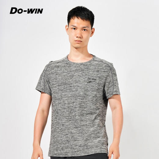 多威dowin运动T恤男圆领衫健身短袖男士透气休闲运动服366609 商品图0