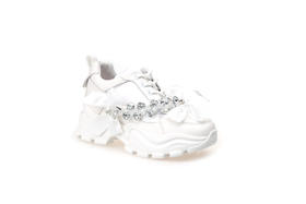 豪麟名鞋奥莱迪嘉女装牛皮革时尚老爹鞋DJJGA22WX005白色  原价2260元