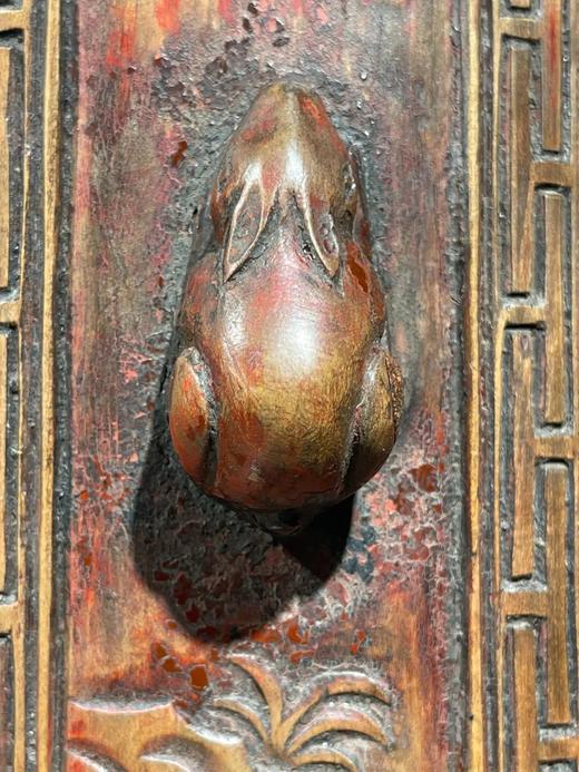 楠木雕饼模玉兔钮印板，顺丰包邮 商品图9