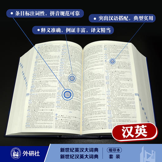 (仓发) 新世纪英汉大词典+汉英大词典缩印本套装 全国翻译专业资格考试CATTI二级笔译三级笔译推荐用书 新于陆谷孙（套装共2册）/外语教学与研究出版社/9789900415862 商品图7