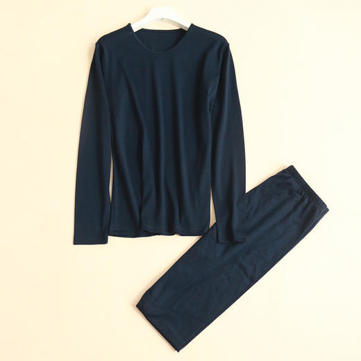 TG-TG03S207秋冬新款纯羊毛女秋衣秋裤套装 保暖内衣棉毛衫打底裤 商品图5