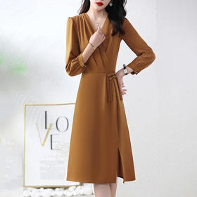 秋季新款，洋气显瘦减龄连气质宴会修身时尚连衣裙HR-ZRX6012