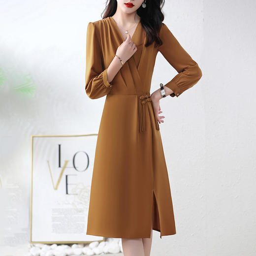 秋季新款，洋气显瘦减龄连气质宴会修身时尚连衣裙HR-ZRX6012 商品图0