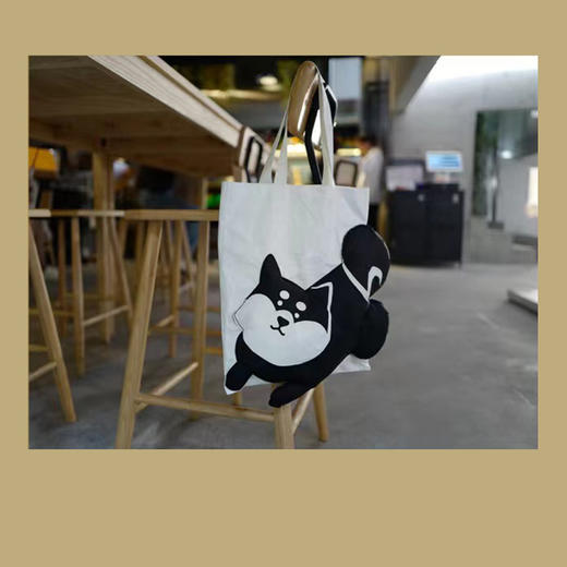杜邦纸托特包-十点睡觉《艺术家的狗》 商品图4