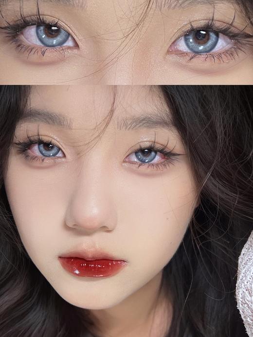 pfgirlcon 年抛美瞳 海滩蓝 直径14.5mm着色13.8mm 商品图5