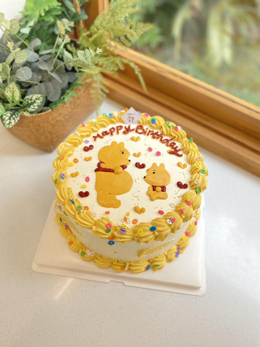 手绘威尼斯熊奶油蛋糕 下单前请仔细阅读商品详情 商品图0