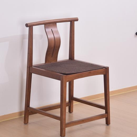祥福  新安椅新中式竹制办公室茶桌椅家用简约餐椅阳台靠背椅子 商品图0