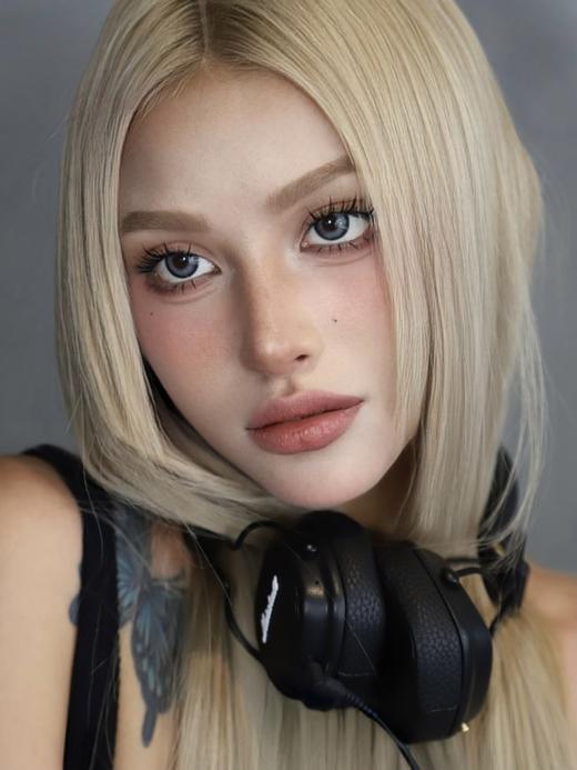 pfgirlcon 年抛美瞳 北极灰 直径14.5mm着色13.8mm 商品图11