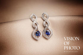 【如蓝】蓝宝石耳坠