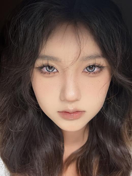 pfgirlcon 年抛美瞳 北极灰 直径14.5mm着色13.8mm 商品图6