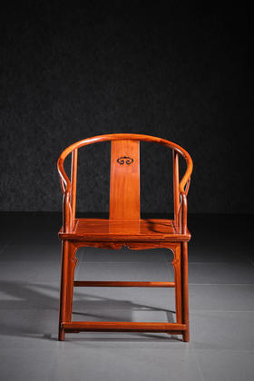 红桥红  家具严选  缅甸花梨（大果紫檀）【如意壸门垂手圈椅】
