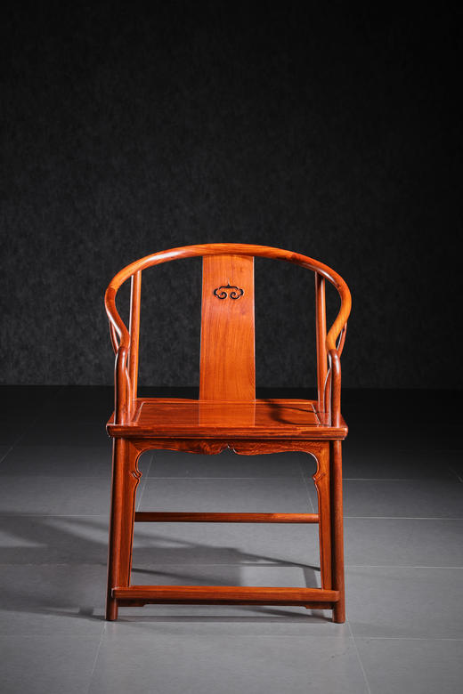 红桥红  家具严选  缅甸花梨（大果紫檀）【如意壸门垂手圈椅】 商品图0