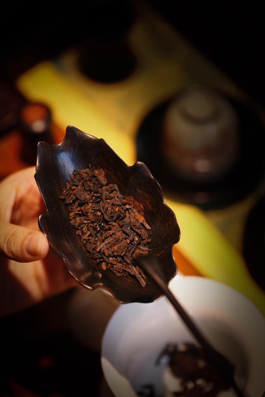 【青山特惠】紫光檀【甲骨文】茶则 s2 商品图6