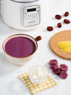 紫薯山药红枣糊