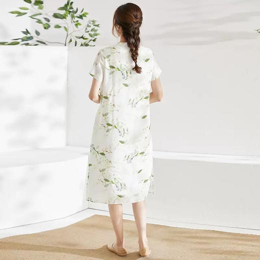 裁缝学苑AQ121 新款苎麻立领开衩连衣裙纸样旗袍裙子女装服装打版 商品图2