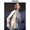 VIMAGE纬漫纪秋季新款时尚立领收腰显瘦衬衫上衣V1809417 商品缩略图3