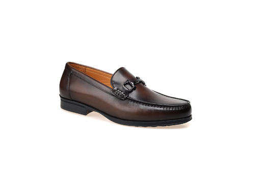 豪麟名鞋奥莱都彭男鞋牛皮革商务鞋L31230410咖啡色  原价4660元 商品图0