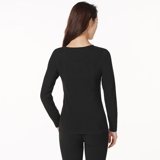 都市丽人舒暖负5度至5度女士特殊面料套装阳离子山羊绒贴片中套装保暖衣LW21B5 商品图2