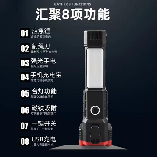 9.5-9.6业务员福利—多功能超亮手电 商品图0