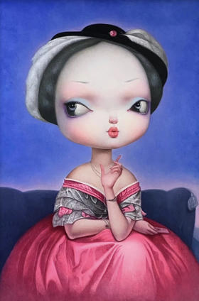 解永生原作原作布面油画《致敬安格尔-2》