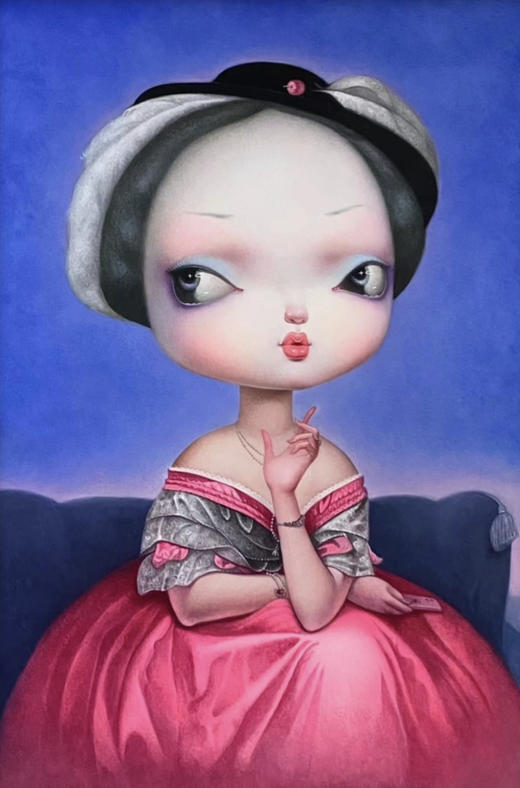 解永生原作原作布面油画《致敬安格尔-2》 商品图0