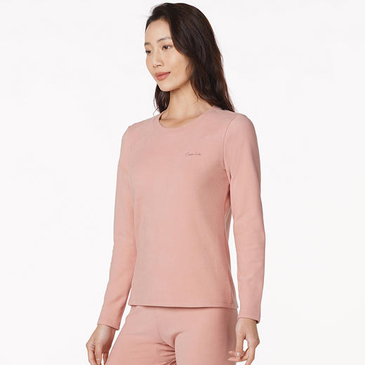 都市丽人舒暖负5度至5度女士特殊面料套装阳离子磨毛绒中套装保暖衣LW29A2 商品图1