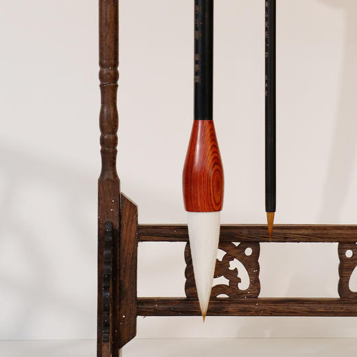 【庆学堂】大字斗笔 兼毫 出锋7厘米 写对联专用笔 春联福字斗方提斗大毛笔 大楷初学书法创作笔 商品图3