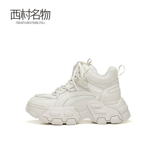 西村名物复古老爹鞋女2022秋季女鞋新款商场同款厚底运动鞋37701 商品图2