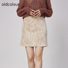 oldcolour秋商场同款高腰显瘦气质包臀半身裙N32061264 商品缩略图1