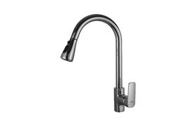 帝富龙 G2697枪灰色 抽拉菜盆龙头