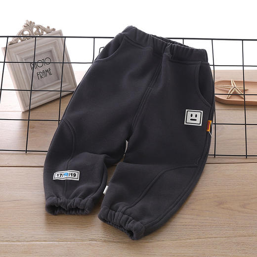 【限时特惠 加绒加厚】儿童运动裤休闲裤秋冬新款童裤棉卫裤中小童男裤韩版潮流加绒 商品图7