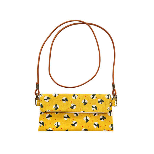 HUJI祤集Comfy斜挎包插画熊猫翻跟头 商品图0