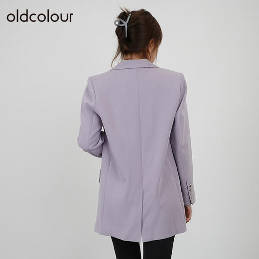 oldcolour春秋商场同款简约休闲宽松显瘦西装外套女N32048261 商品图3