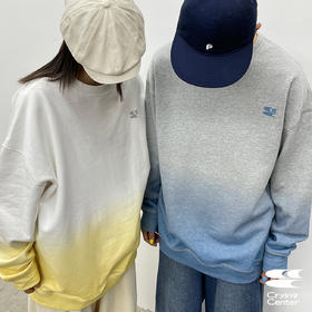 CryingCenter 蓝灰渐变和奶黄渐变卫衣 经典基础加绒 哭喊中心