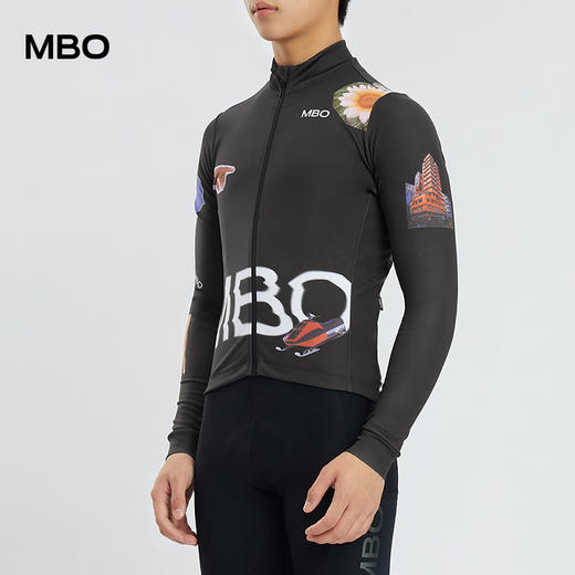 MBO男子全场景抓绒长袖骑行服秋冬户外公路车骑行外套 朋克 (经销商专拍链接，非经销商拍单不发货） 商品图1