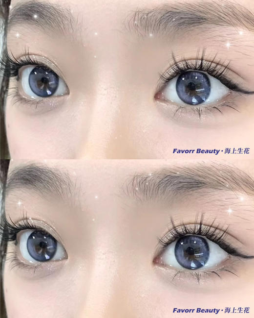 【年抛】海上生花 favorrbeauty  | 中直径14.2，着色13.3 | 蓝色美瞳 商品图5