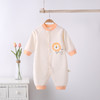 【无骨裸穿 平滑舒适】宝宝秋季衣服新生儿A类全棉婴儿连体衣秋装长袖爬服幼童爬服 商品缩略图8