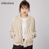 oldcolour秋商场同款纯色小个子休闲气质短外套女N32041233 商品缩略图0