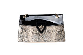 豪麟名鞋VALENTINO ORLANDI女装牛移膜革手袋V6936咖啡色