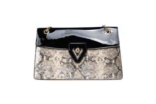 豪麟名鞋VALENTINO ORLANDI女装牛移膜革手袋V6936咖啡色 商品图0