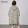 oldcolour2021秋商场同款l连帽蝙蝠袖时尚百搭斗篷卫衣N32042236 商品缩略图3