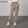 oldcolour2021秋商场同款休闲宽松收脚长裤女N32073265 商品缩略图1